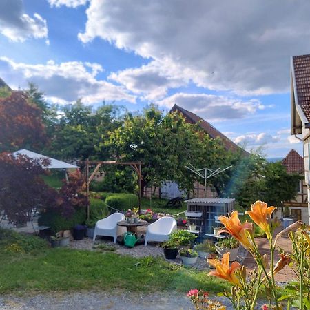 Minicamping Und B&B Apartment Hintergarten Niederorschel Exteriör bild